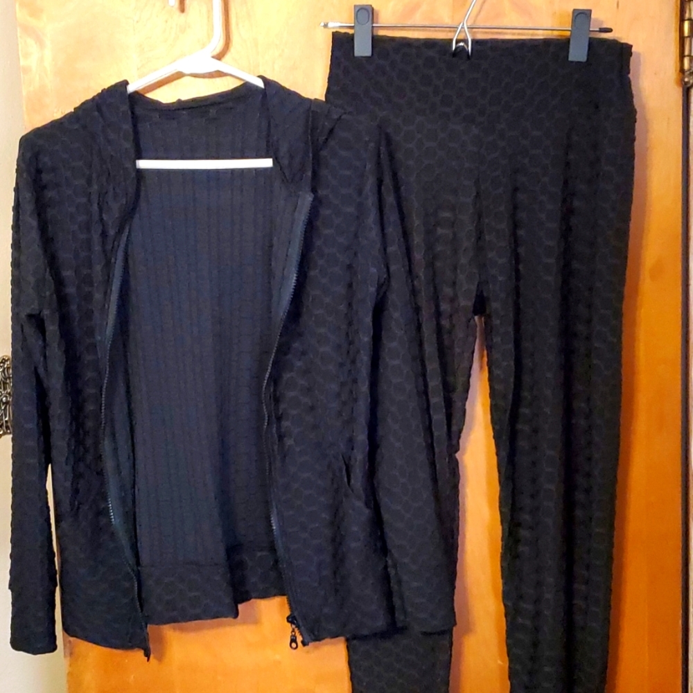 Black 2 piece legging set